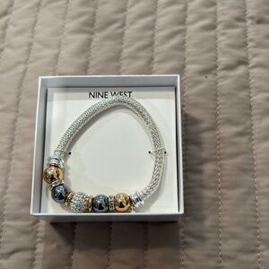 Nine West Two-Tone Beaded Bracelet